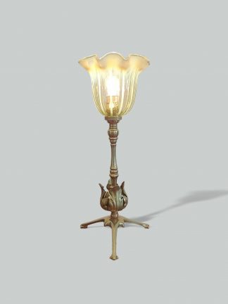 W.A.S Benson, London | Arts & Crafts Brass Table Lamp | England c.1905 | SOLD
