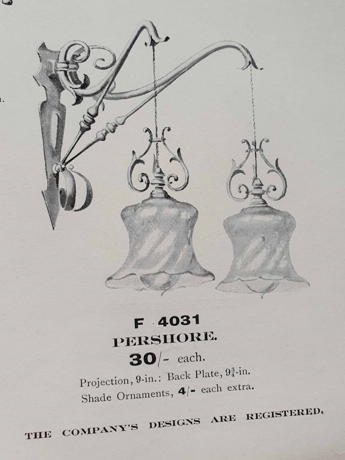 The General Electric Company (G.E.C) | 2 Wall Lights | England c.1905 | SOLD - Image 8