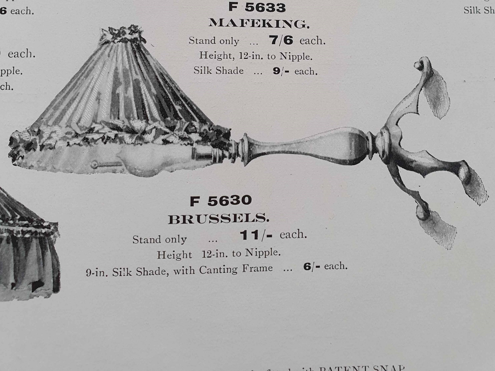 The General Electric Company (G.E.C) | 2 Edwardian Brass Table Standards | England c.1905 - Image 7