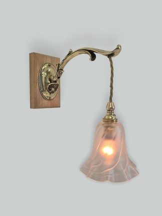 Unsigned | Small Edwardian Wall Light | England c.1905