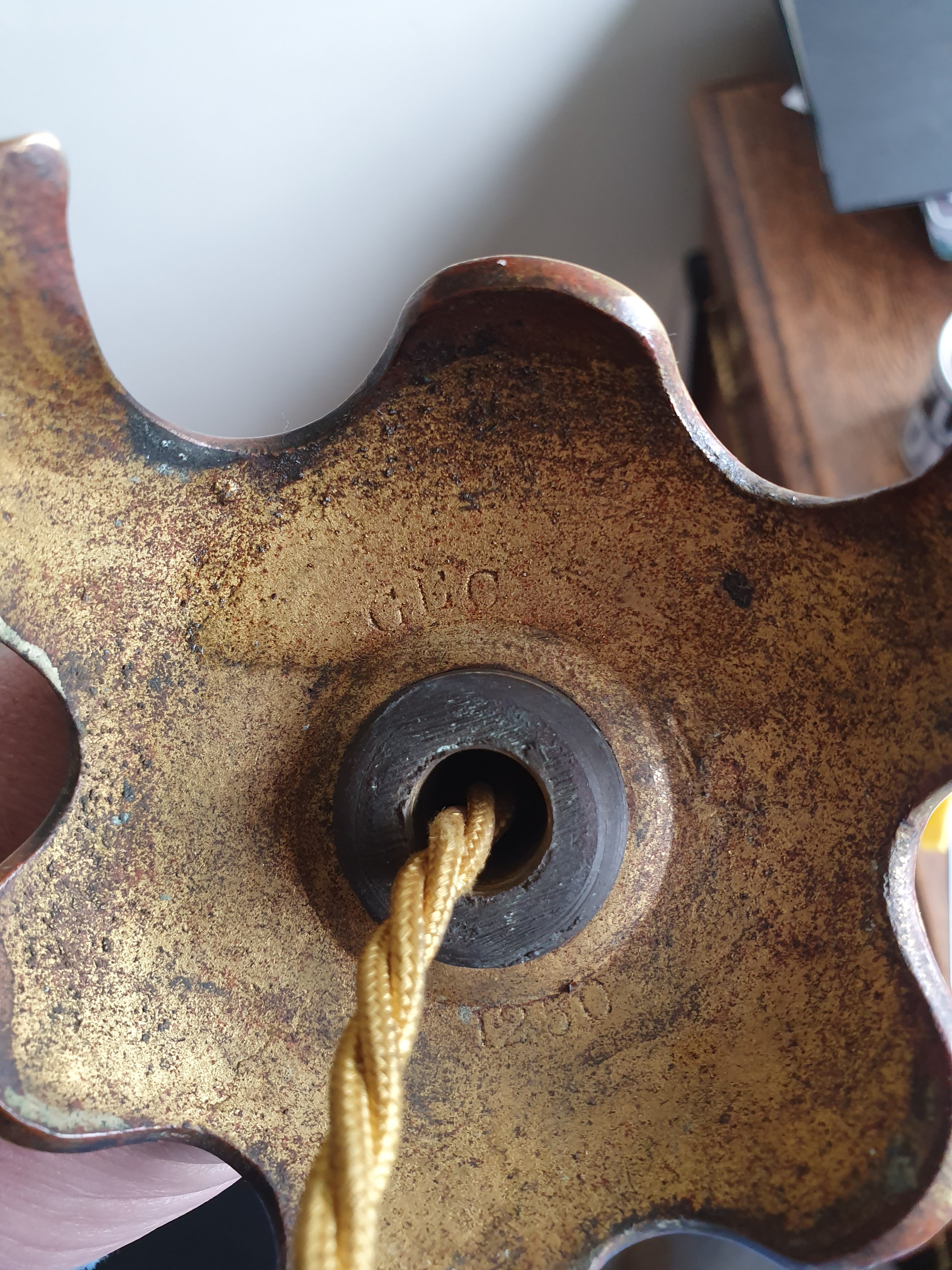 The General Electric Company (G.E.C) | 2 Edwardian Brass Table Standards | England c.1905 - Image 5