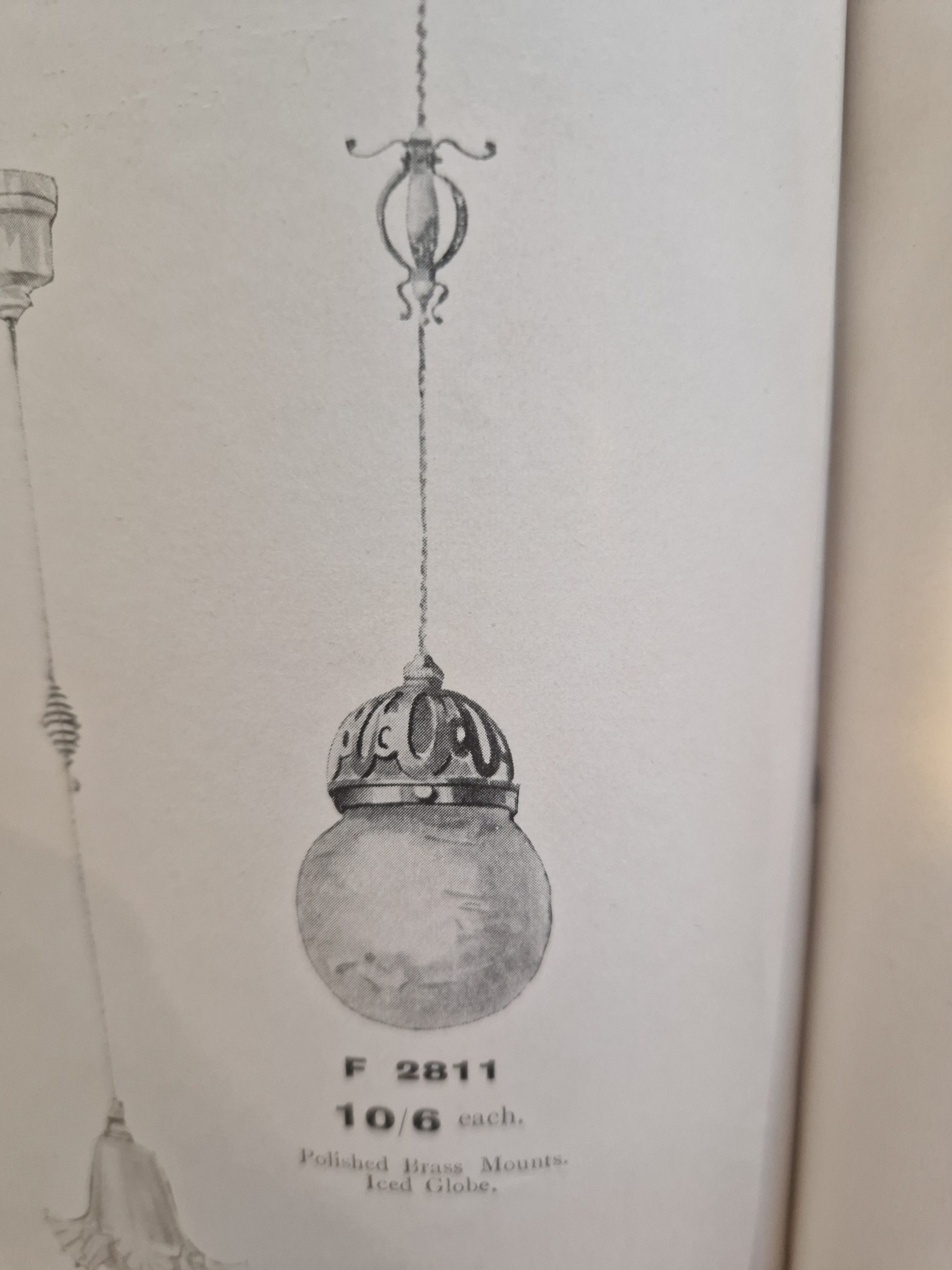 The General Electric Company (G.E.C) | Vaseline-glass Pendant Light | England c.1905 | SOLD - Image 9