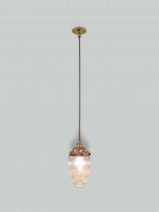 Unsigned | 2 Cut-Glass "Pineapple" Lanterns | England  c.1900 | SOLD