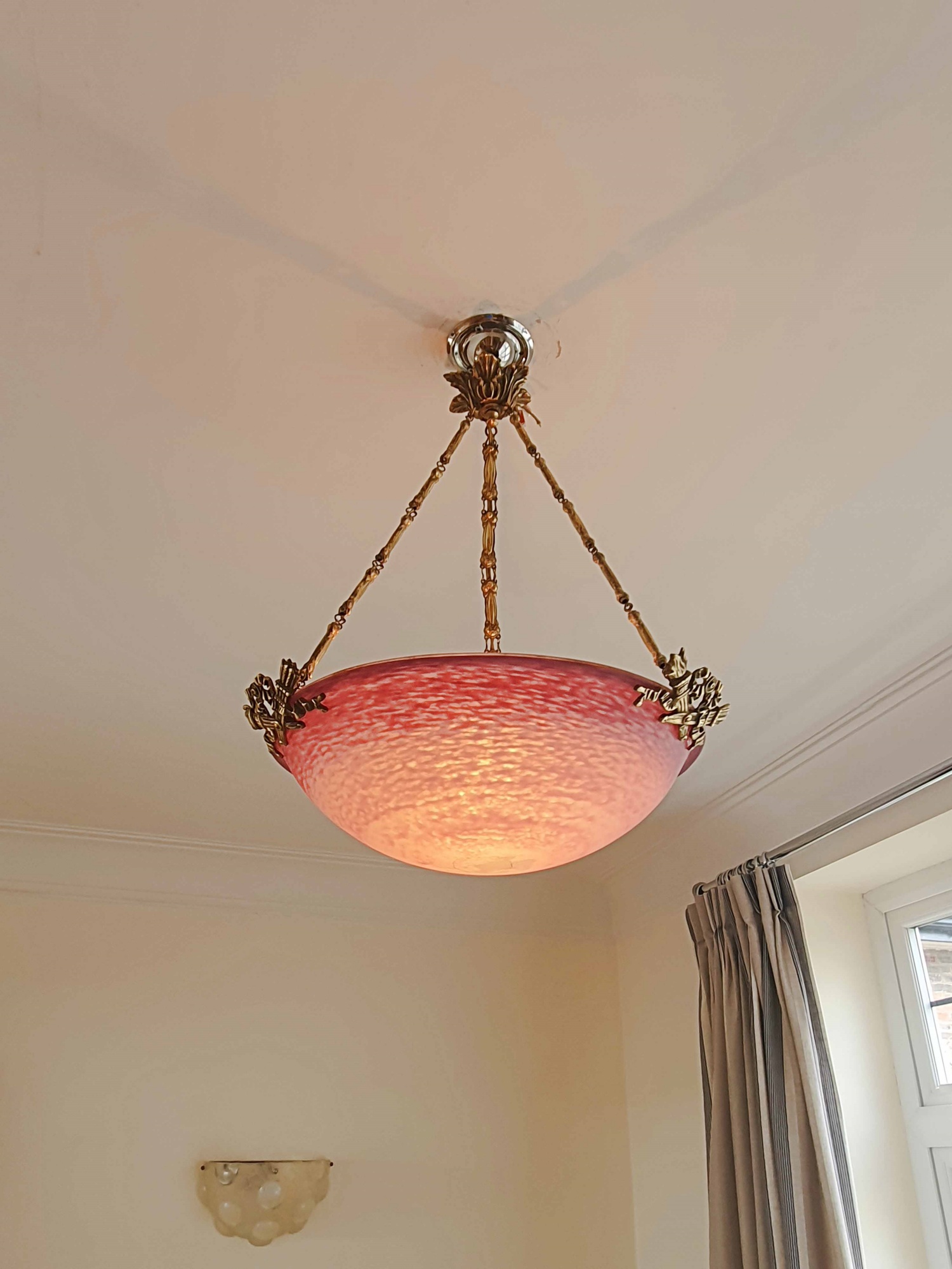 Verreries Charles Schneider | Pate-de-verre Plafonnier | France c.1930 | SOLD - Image 2