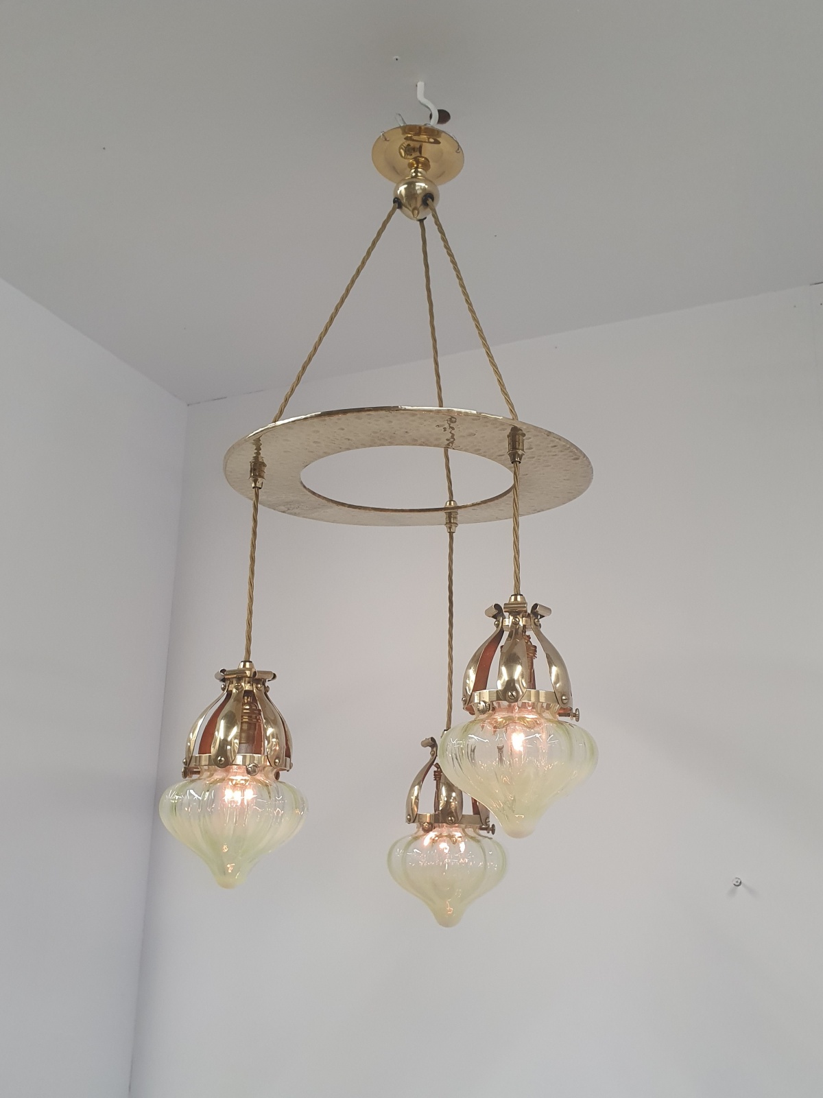 Unsigned | Arts & Crafts Hanging Light | England c.1900 | SOLD - Image 7