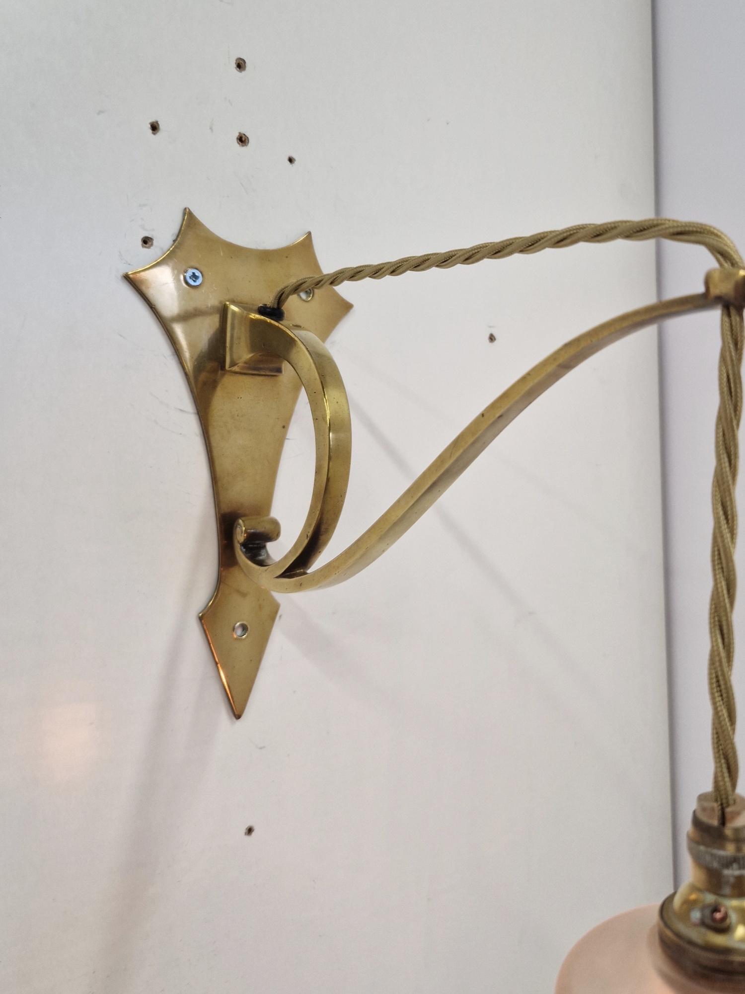 The General Electric Company (G.E.C) | 2 Cast-Brass Wall Lights | England C.1905 - Image 8