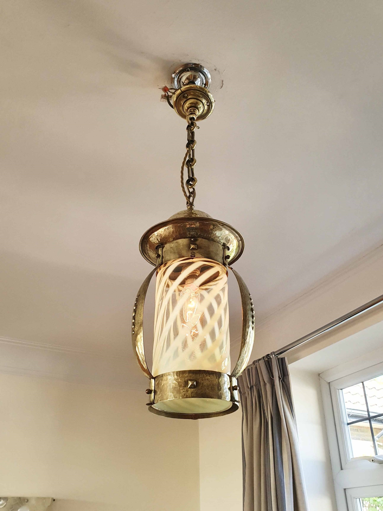 Unsigned | Arts & Crafts Lantern | England c.1900 | SOLD - Image 3