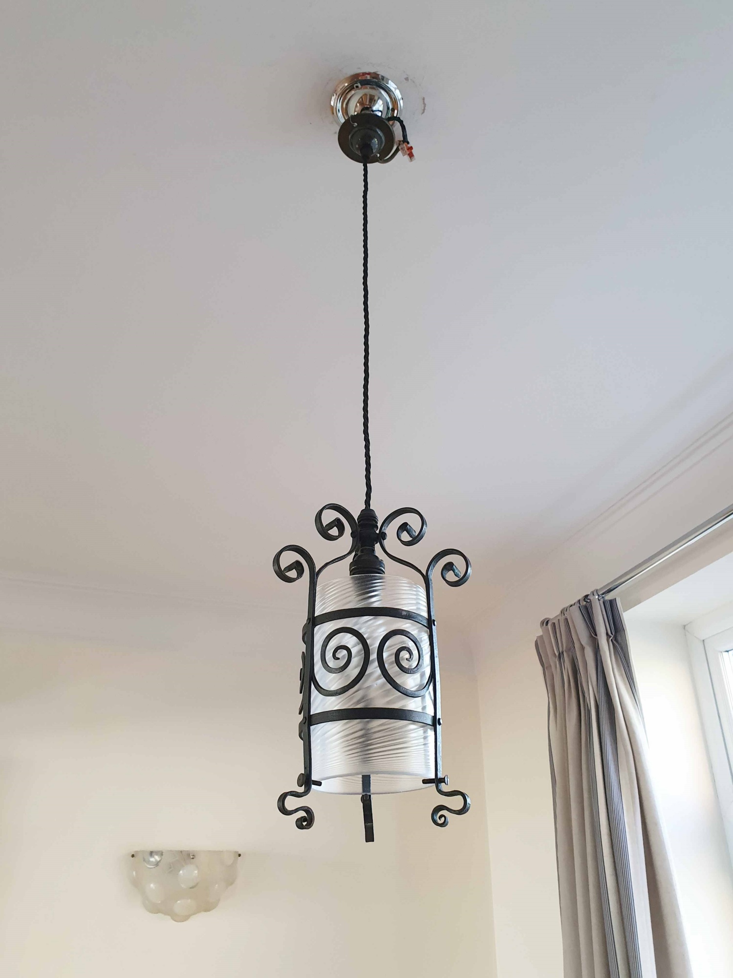 Attributed Harry Powell for James Powell & Sons | Small Arts & Crafts Hall Lantern | England c.1905 | SOLD - Image 4