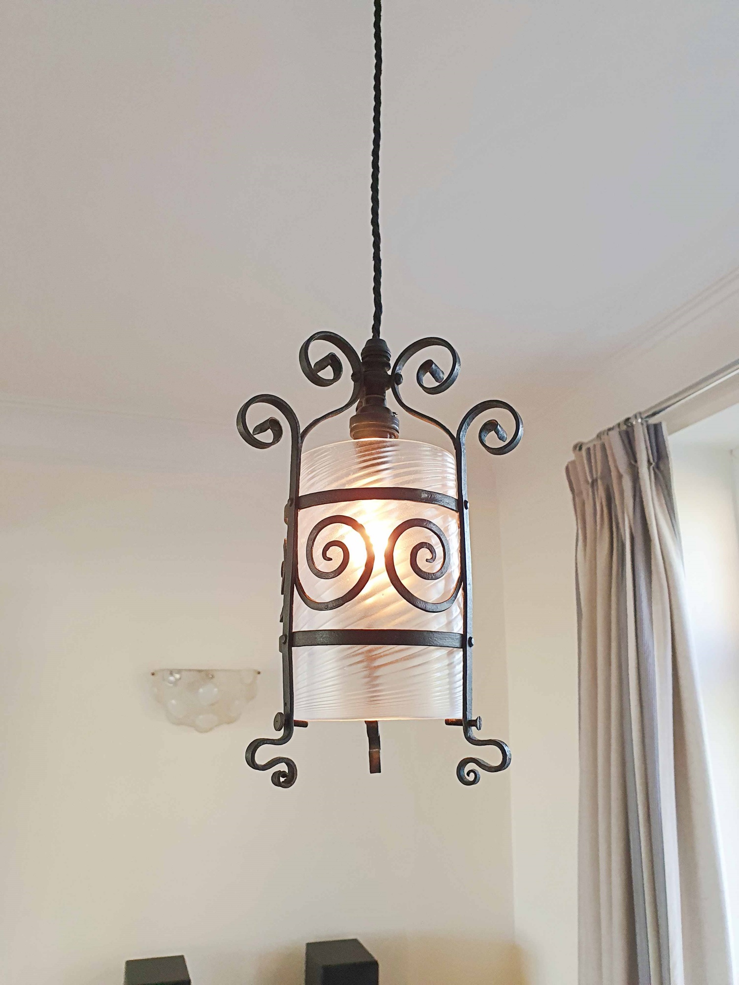 Attributed Harry Powell for James Powell & Sons | Small Arts & Crafts Hall Lantern | England c.1905 | SOLD - Image 5