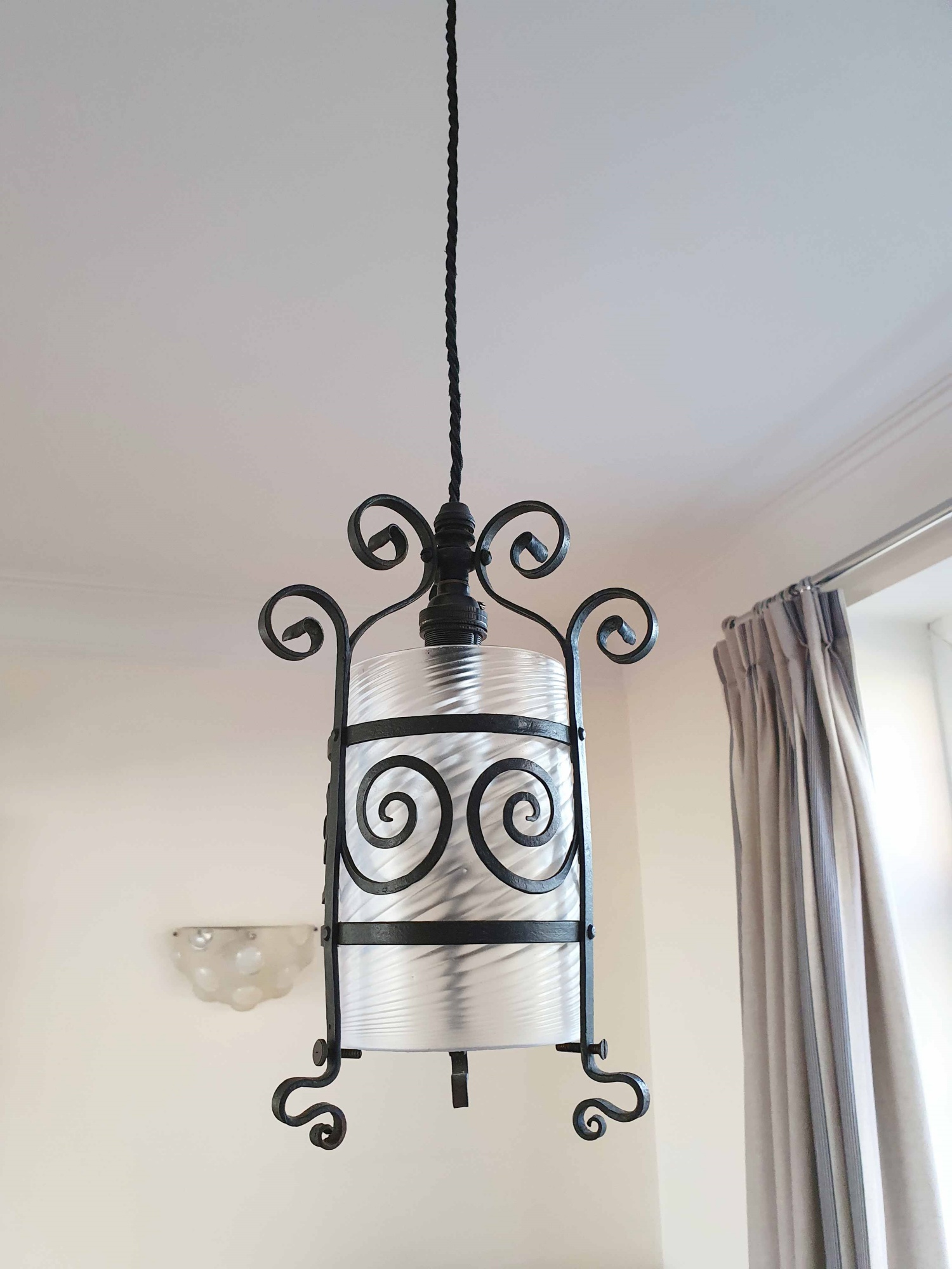 Attributed Harry Powell for James Powell & Sons | Small Arts & Crafts Hall Lantern | England c.1905 | SOLD - Image 6