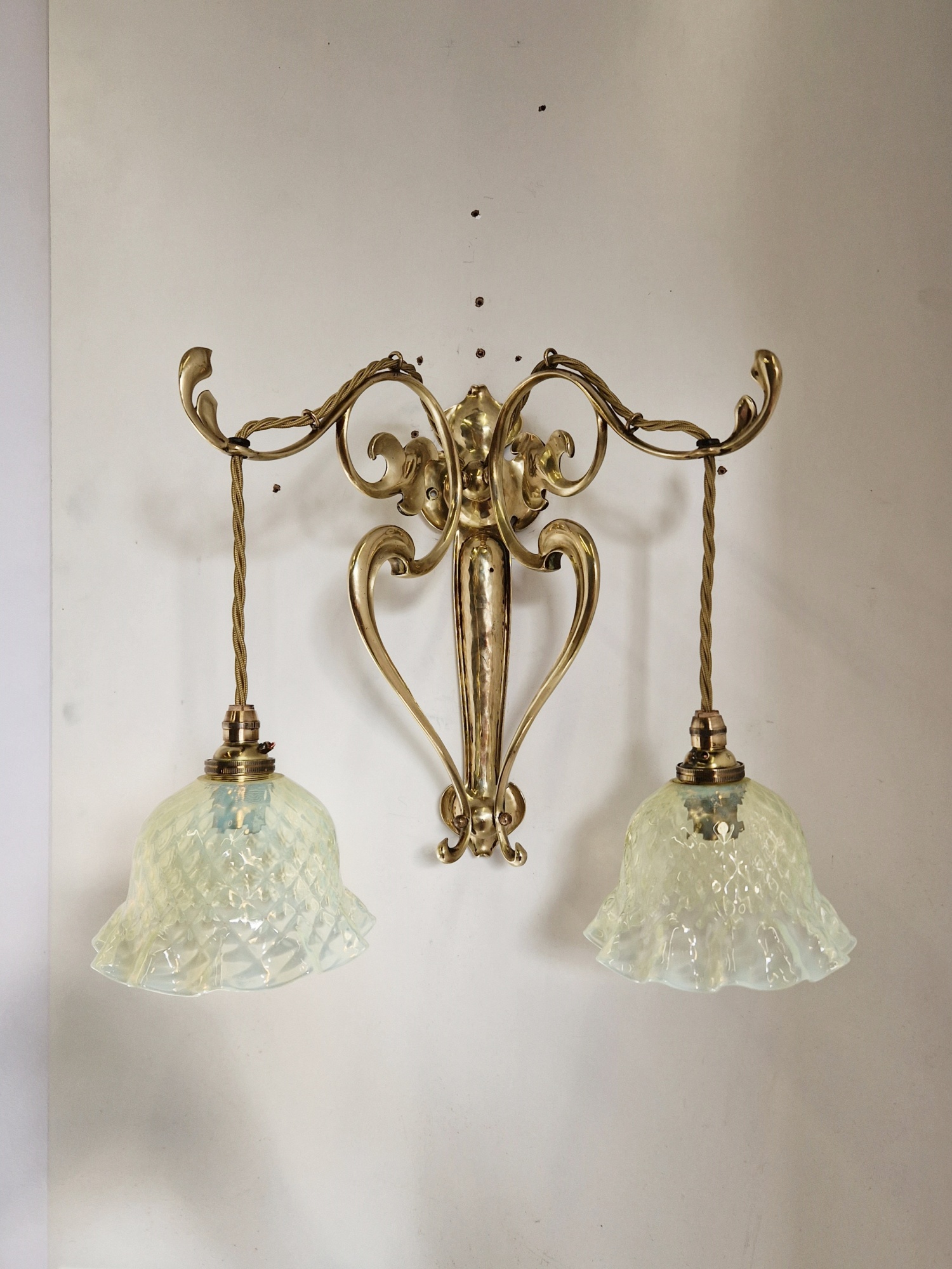 Unsigned | 2 Art Nouveau Wall Lights | England 1905 | SOLD - Image 3