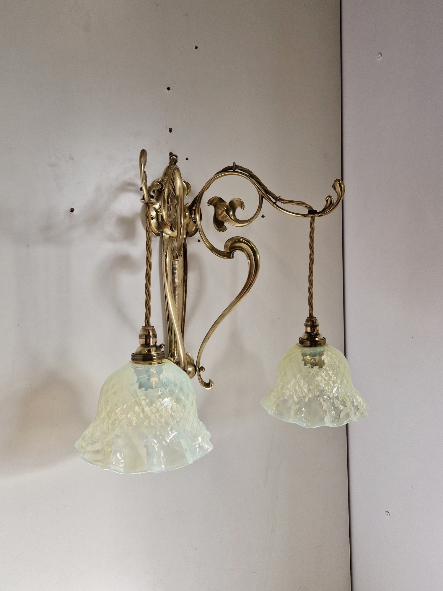 Unsigned | 2 Art Nouveau Wall Lights | England 1905 | SOLD - Image 5