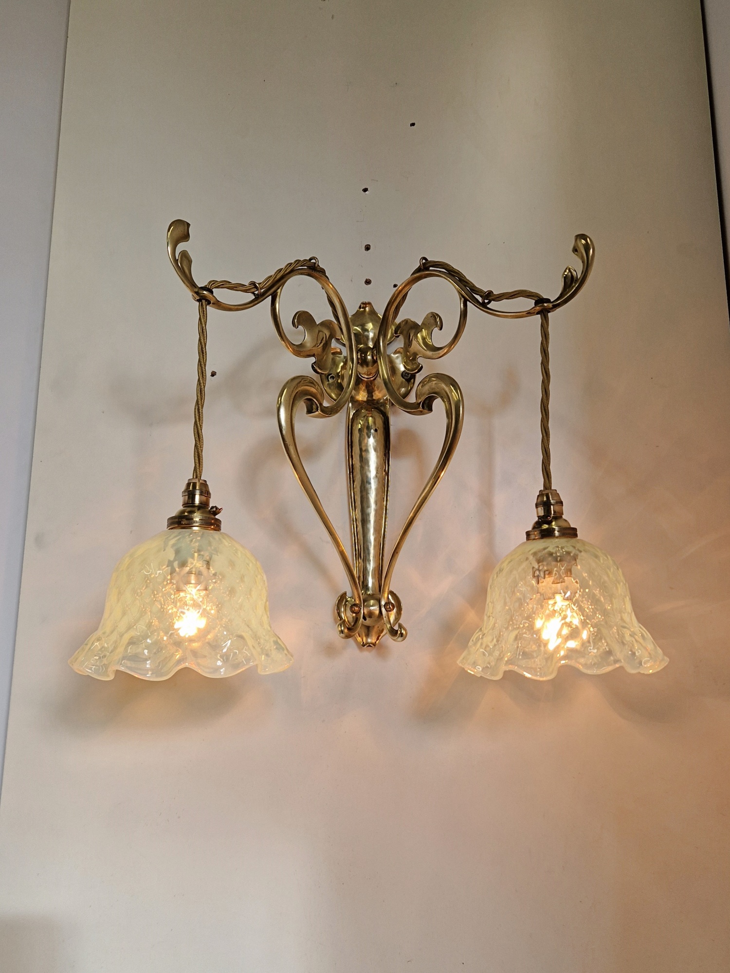 Unsigned | 2 Art Nouveau Wall Lights | England 1905 | SOLD - Image 6