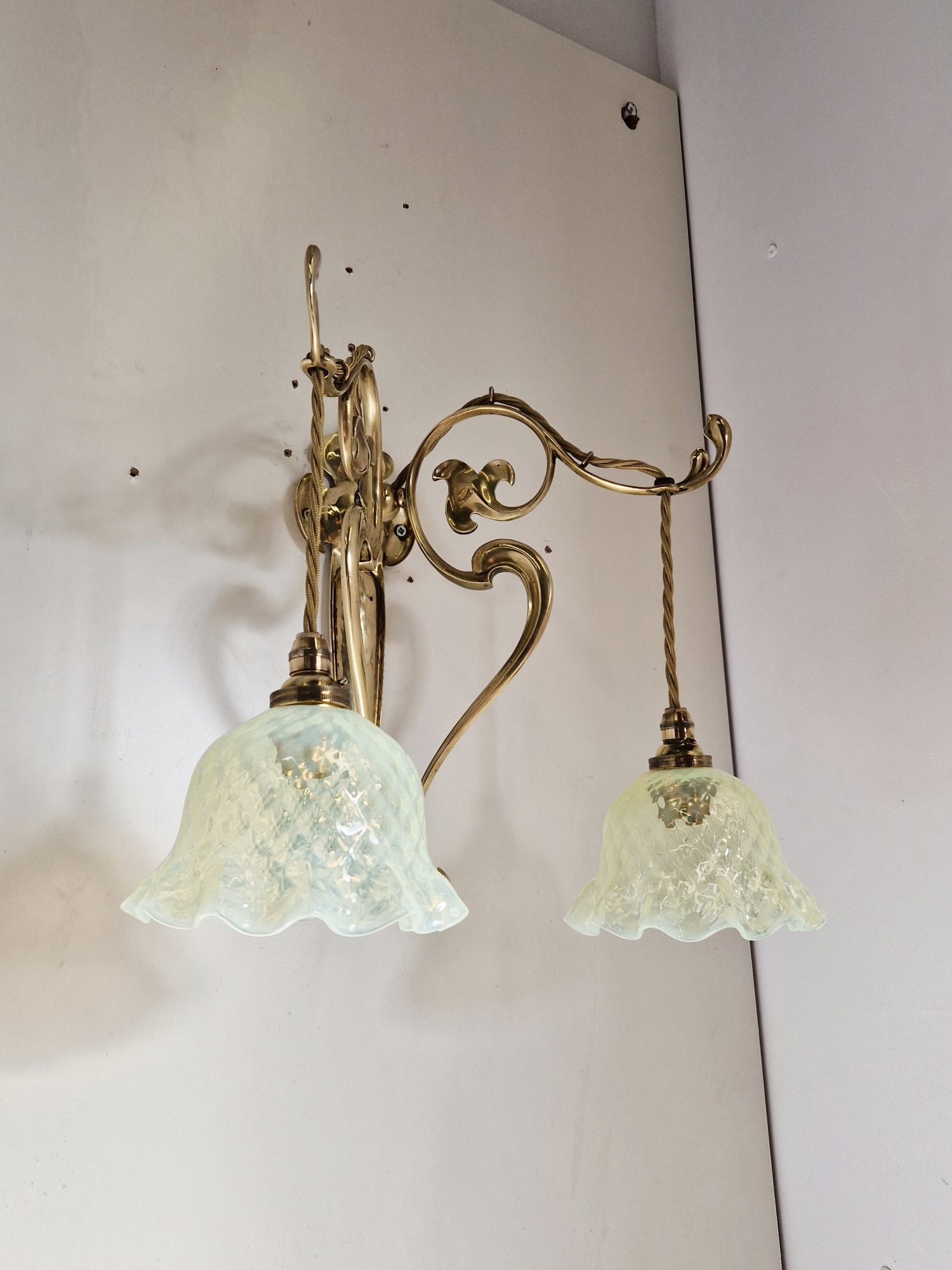 Unsigned | 2 Art Nouveau Wall Lights | England 1905 | SOLD - Image 9