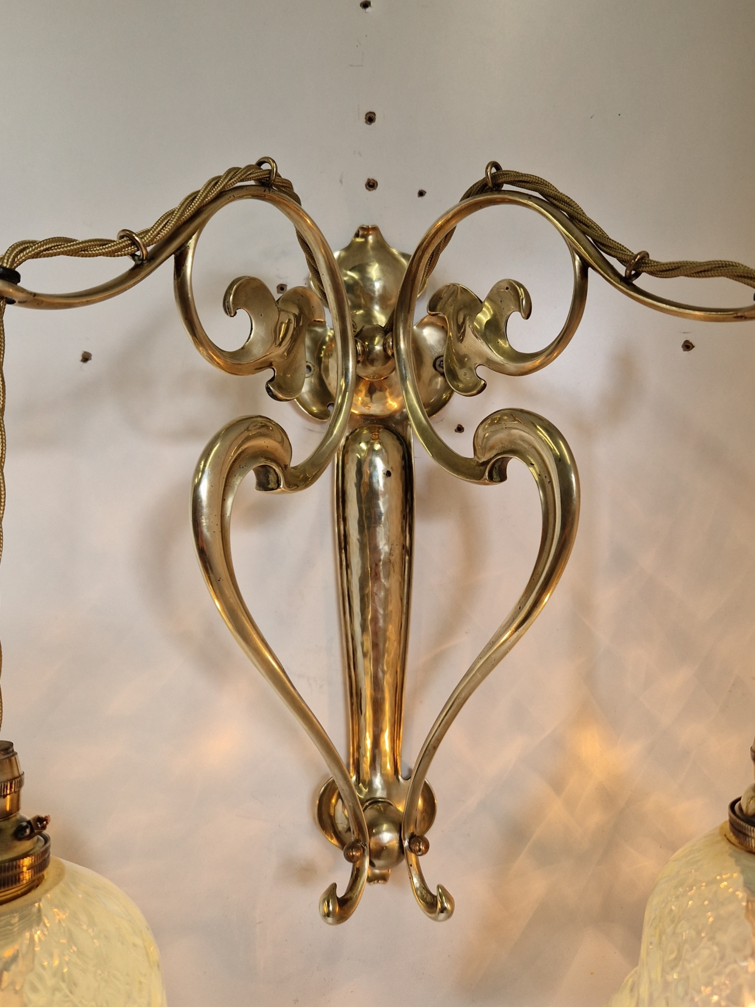 Unsigned | 2 Art Nouveau Wall Lights | England 1905 | SOLD - Image 11