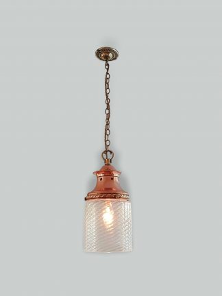Unsigned | Blue Opalescent-glass Lantern | England c.1902