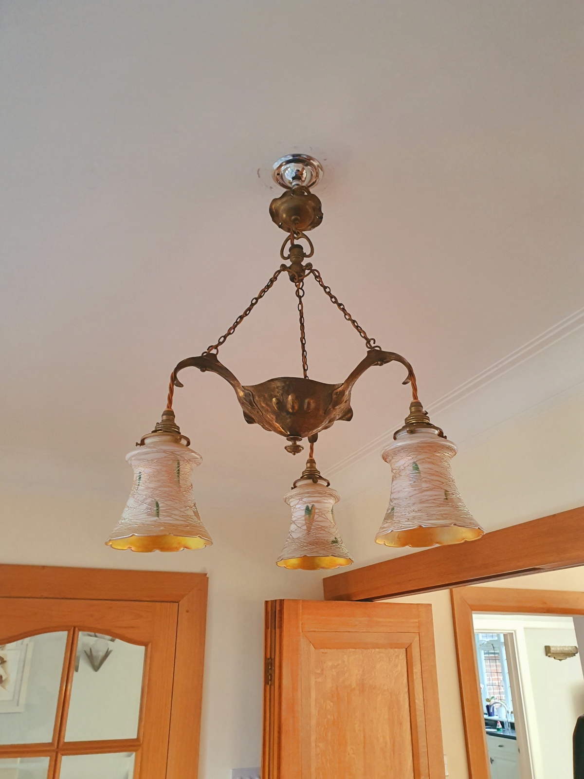 Unsigned | Copper Arts & Crafts Hanging Lamp | England & U.S.A | SOLD - Image 2