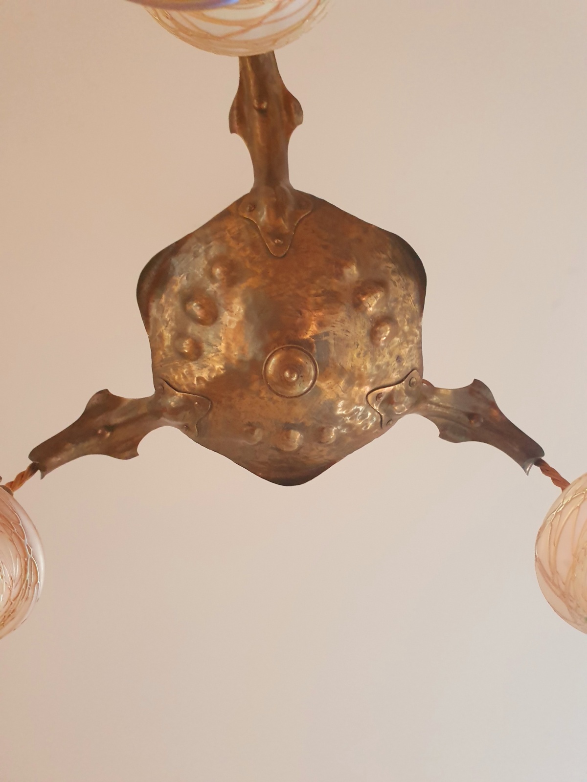 Unsigned | Copper Arts & Crafts Hanging Lamp | England & U.S.A | SOLD - Image 9