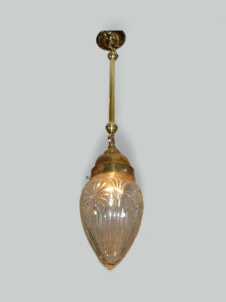 Unsigned | Cut-Glass "Pineapple" Pendant | England c.1910