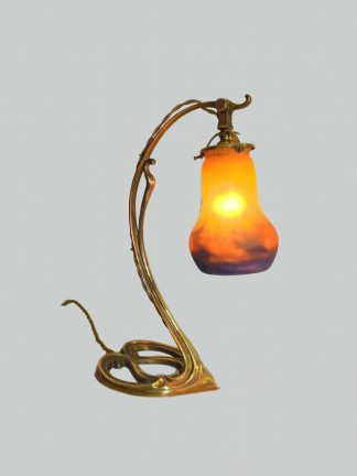 Muller Frères, Luneville | Bronze Art Nouveau Desk Lamp | France c1910-20 | SOLD