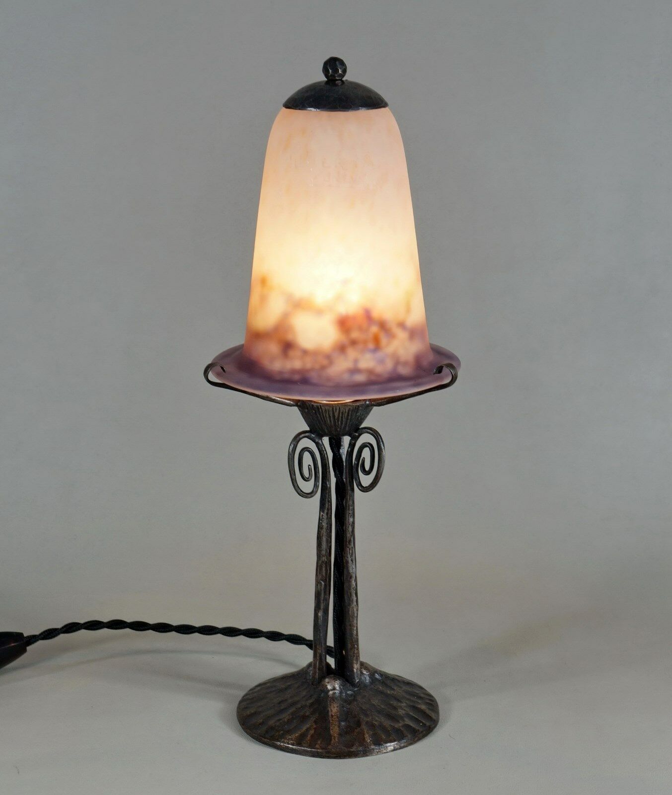 Marcel Vasseur & Muller Frères | Petite Pate-de-verre Night-Light | France c.1925 | SOLD - Image 7