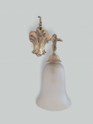 Unsigned | 2 Brass Edwardian Wall Lights | England c.1905