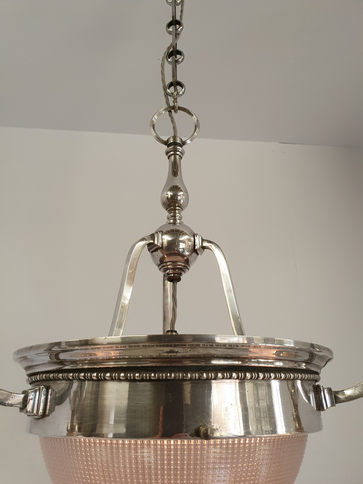 The Holophane Company | Edwardian 3-Branch Ceiling Fitting | England c.1900-10 - Image 10