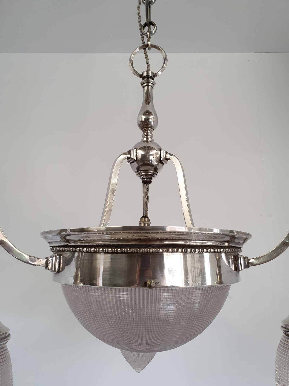 The Holophane Company | Edwardian 3-Branch Ceiling Fitting | England c.1900-10 - Image 11