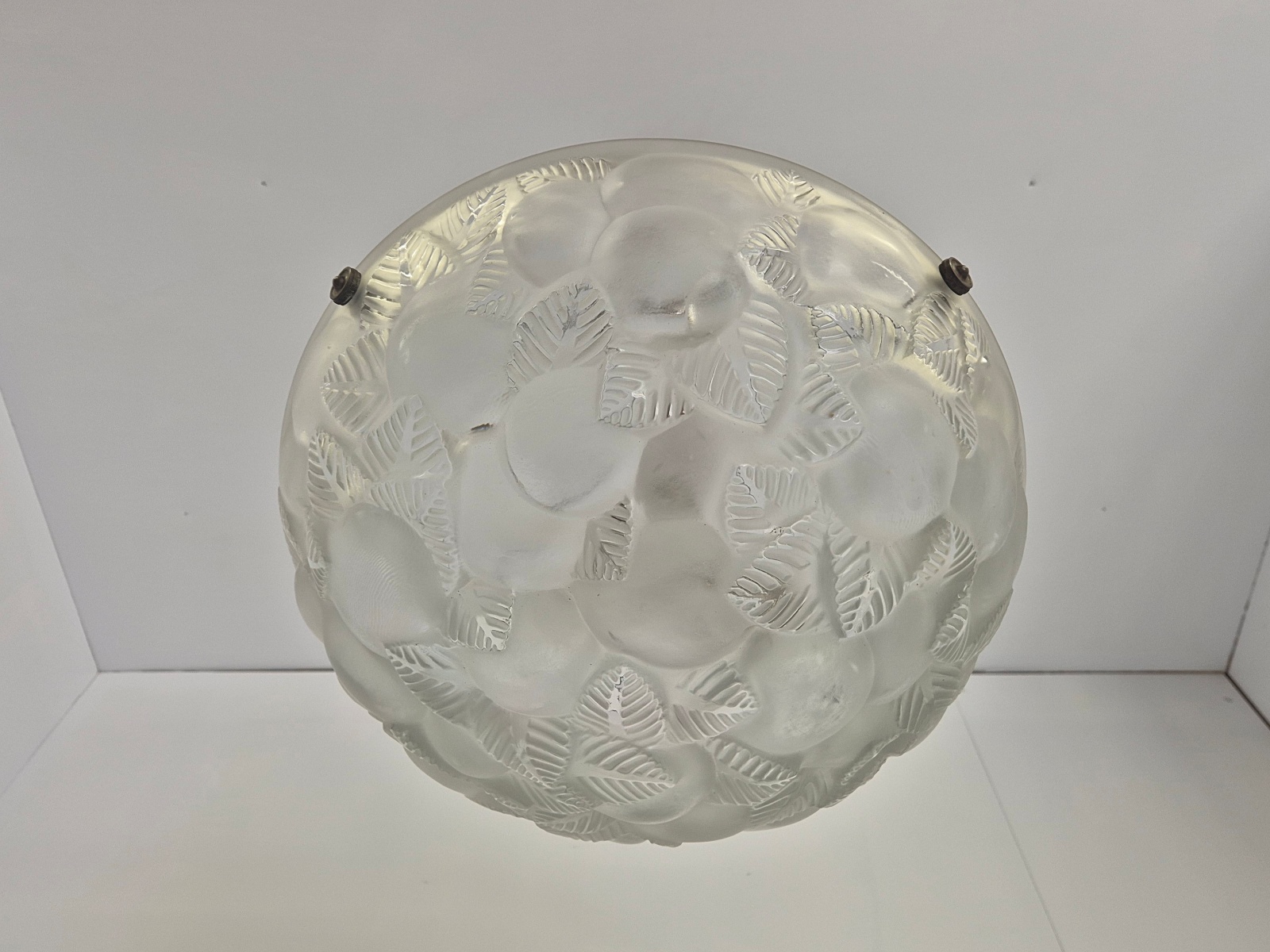 René Lalique | "Lausanne" Frosted Glass Plafonnier | France c.1930 - Image 9