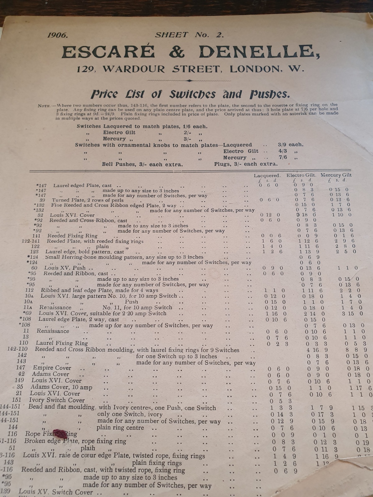 Attributed Escaré & Danelle | Large Gilded "Versailles" Prism Lantern | England Early c.20th - Image 10