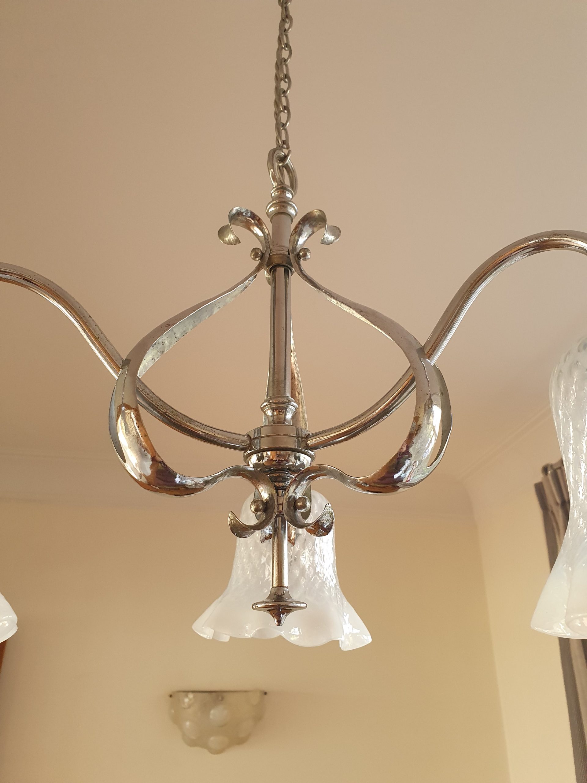 Attributed The General Electric Company (G.E.C) | Small Arts & Crafts Ceiling Fitting | England c.1900 | SOLD - Image 7