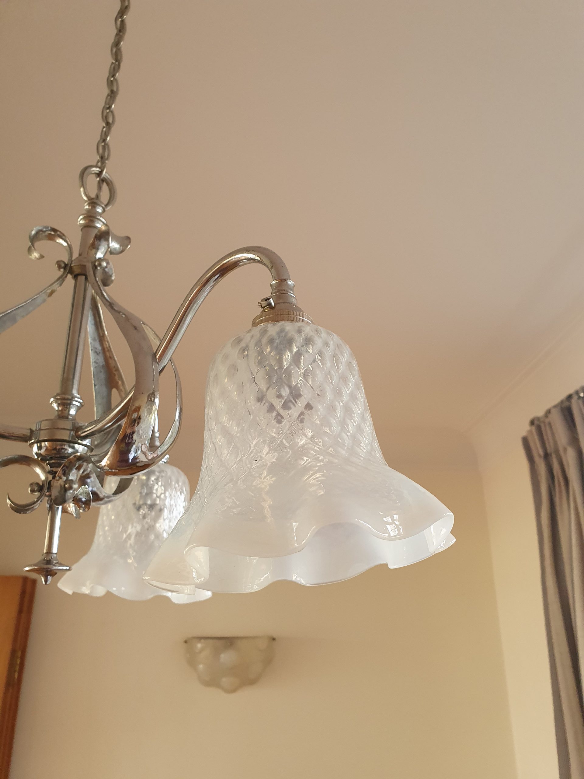 Attributed The General Electric Company (G.E.C) | Small Arts & Crafts Ceiling Fitting | England c.1900 | SOLD - Image 9