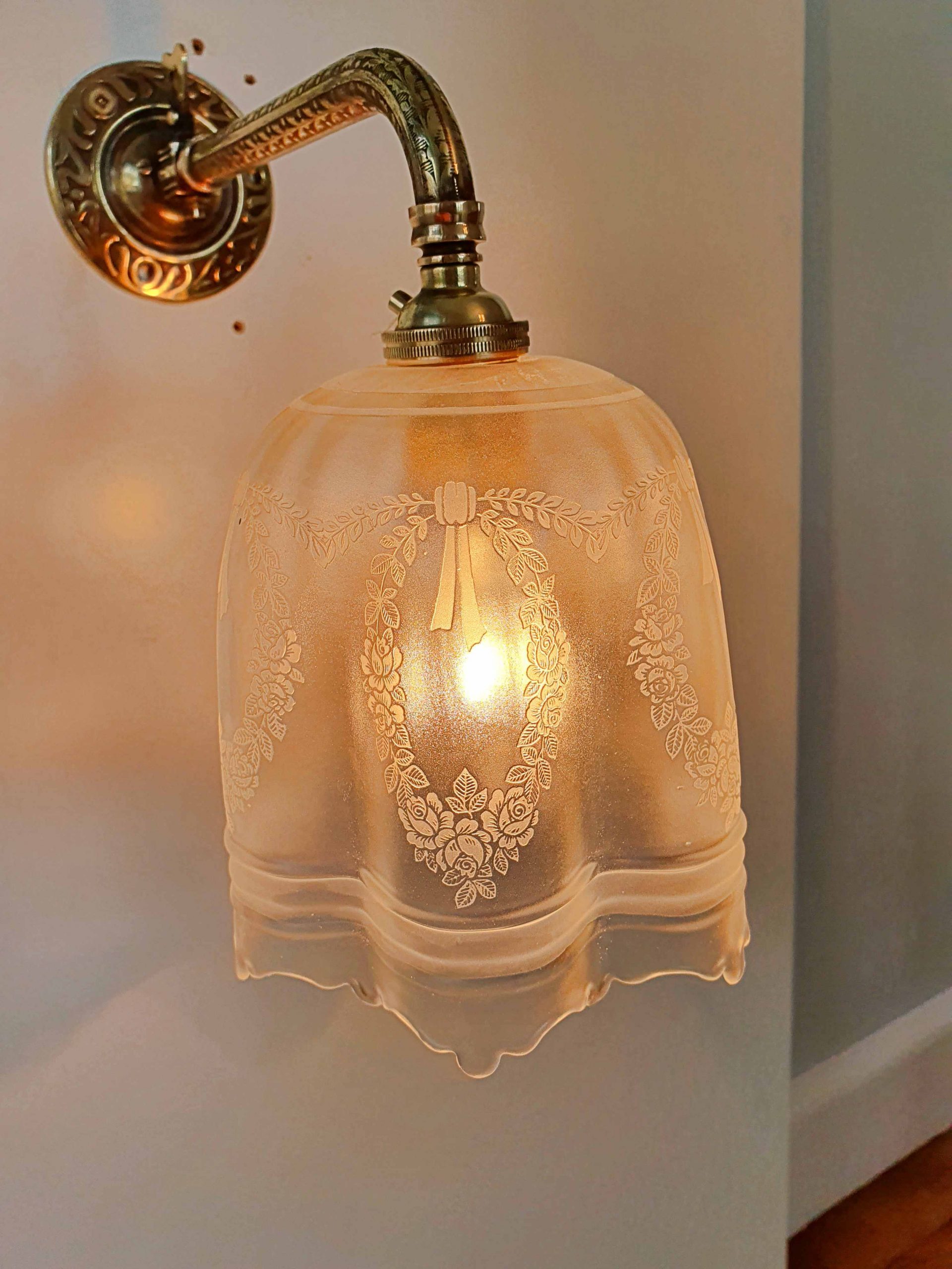 Unsigned | 2 Edwardian Gas Wall Lights | England 1903 | SOLD - Image 4