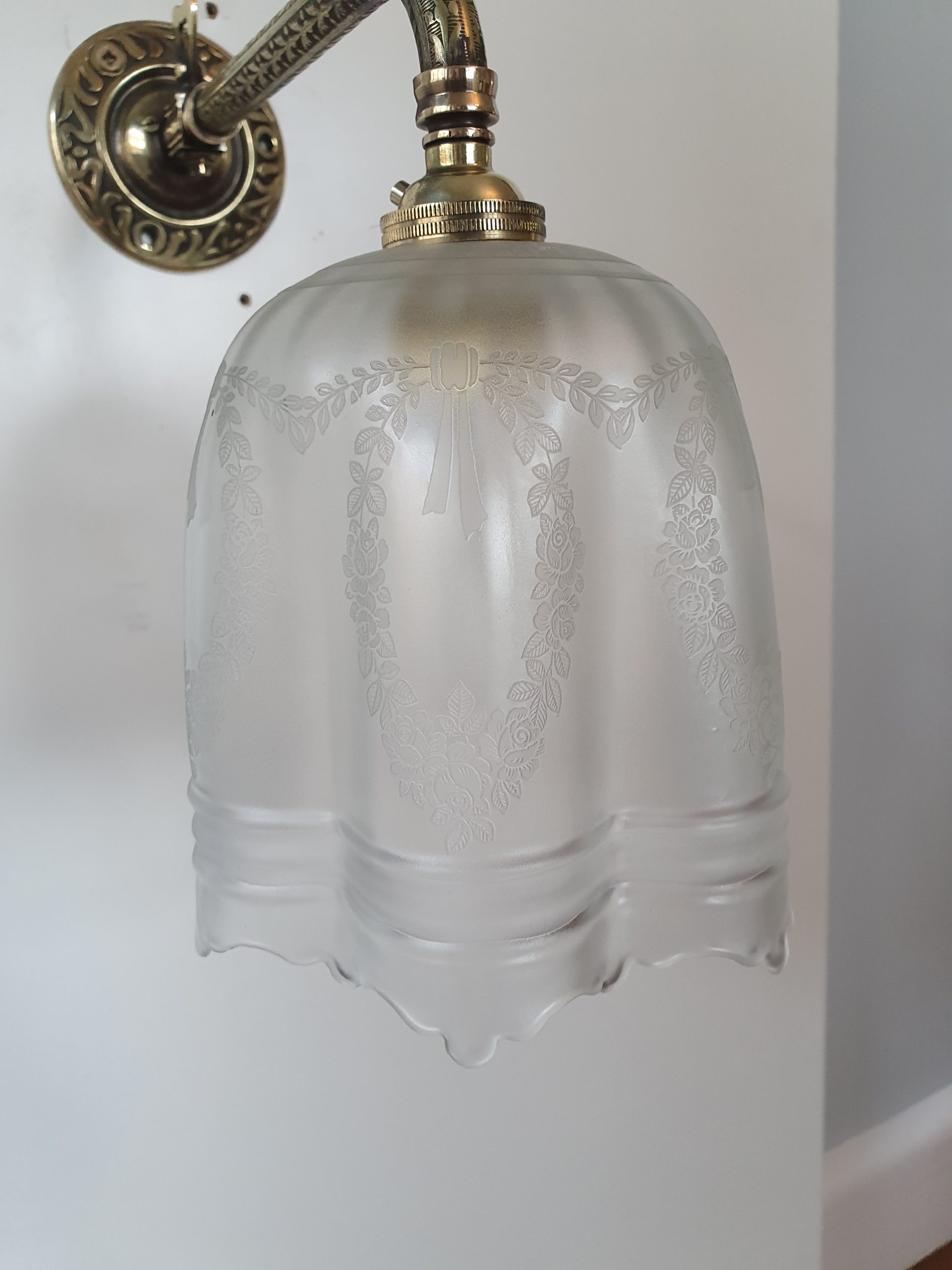 Unsigned | 2 Edwardian Gas Wall Lights | England 1903 | SOLD - Image 5