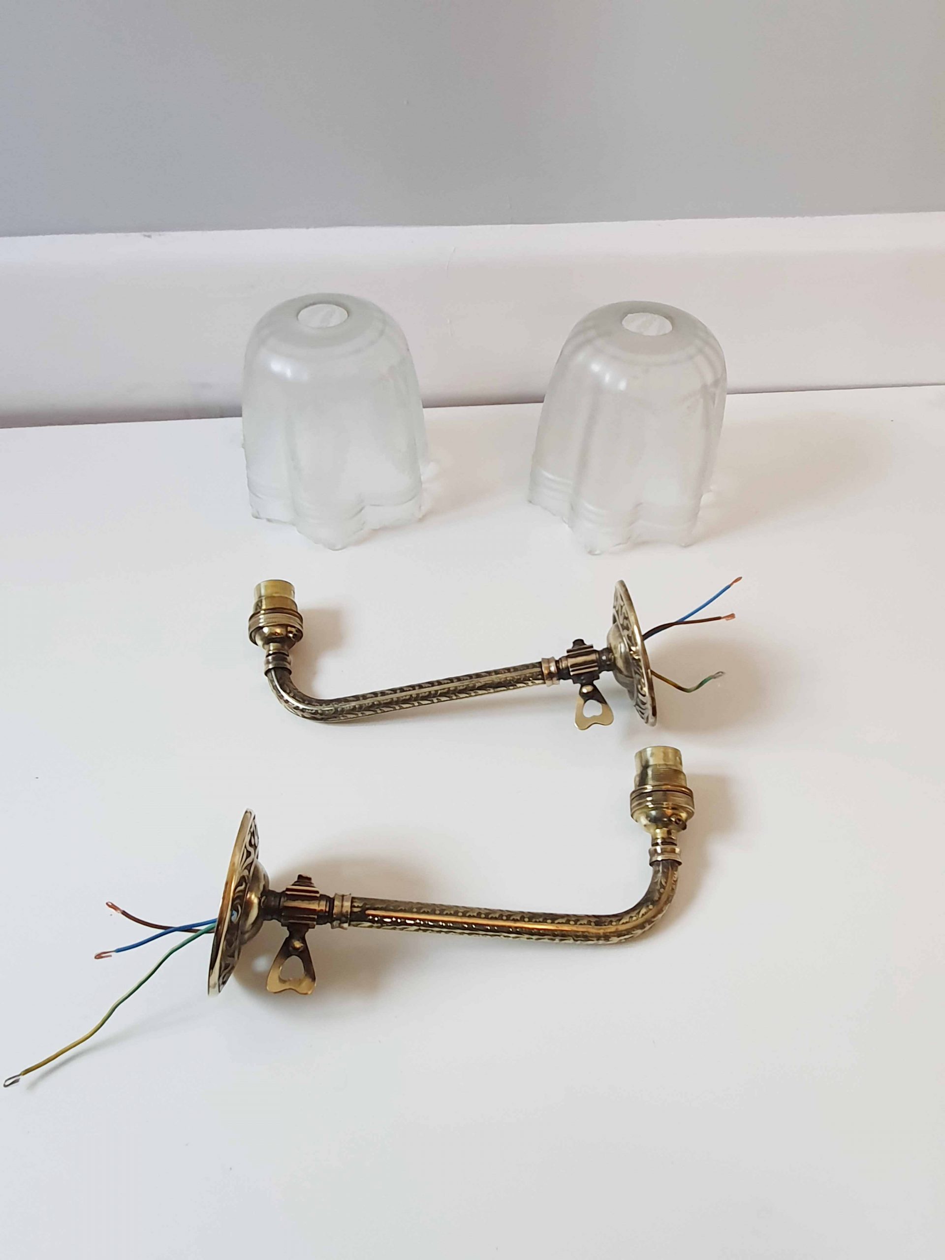 Unsigned | 2 Edwardian Gas Wall Lights | England 1903 | SOLD - Image 7