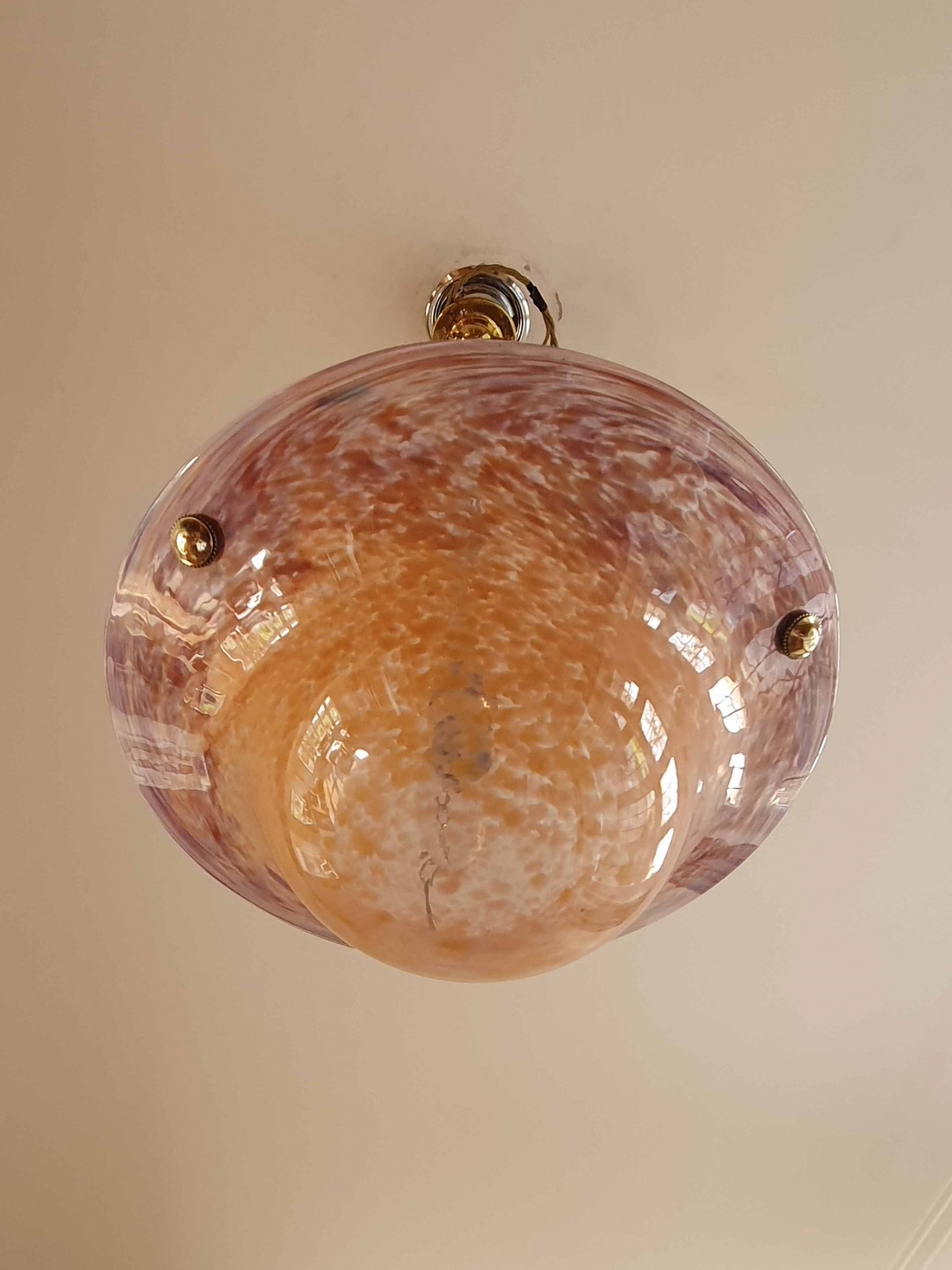 Attributed Vasart Glass, Strathearn | Coloured-Glass Plafonnier | Scotland c.1960 | SOLD - Image 6