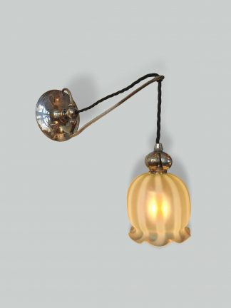 The General Electric Company (G.E.C) | 2 Silver-plated Arts & Crafts Wall Lights | England c.1905