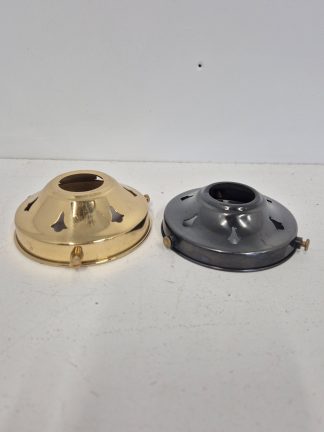 3.2/8th Inch Shade Holder/Gallery | Brass/Bronze