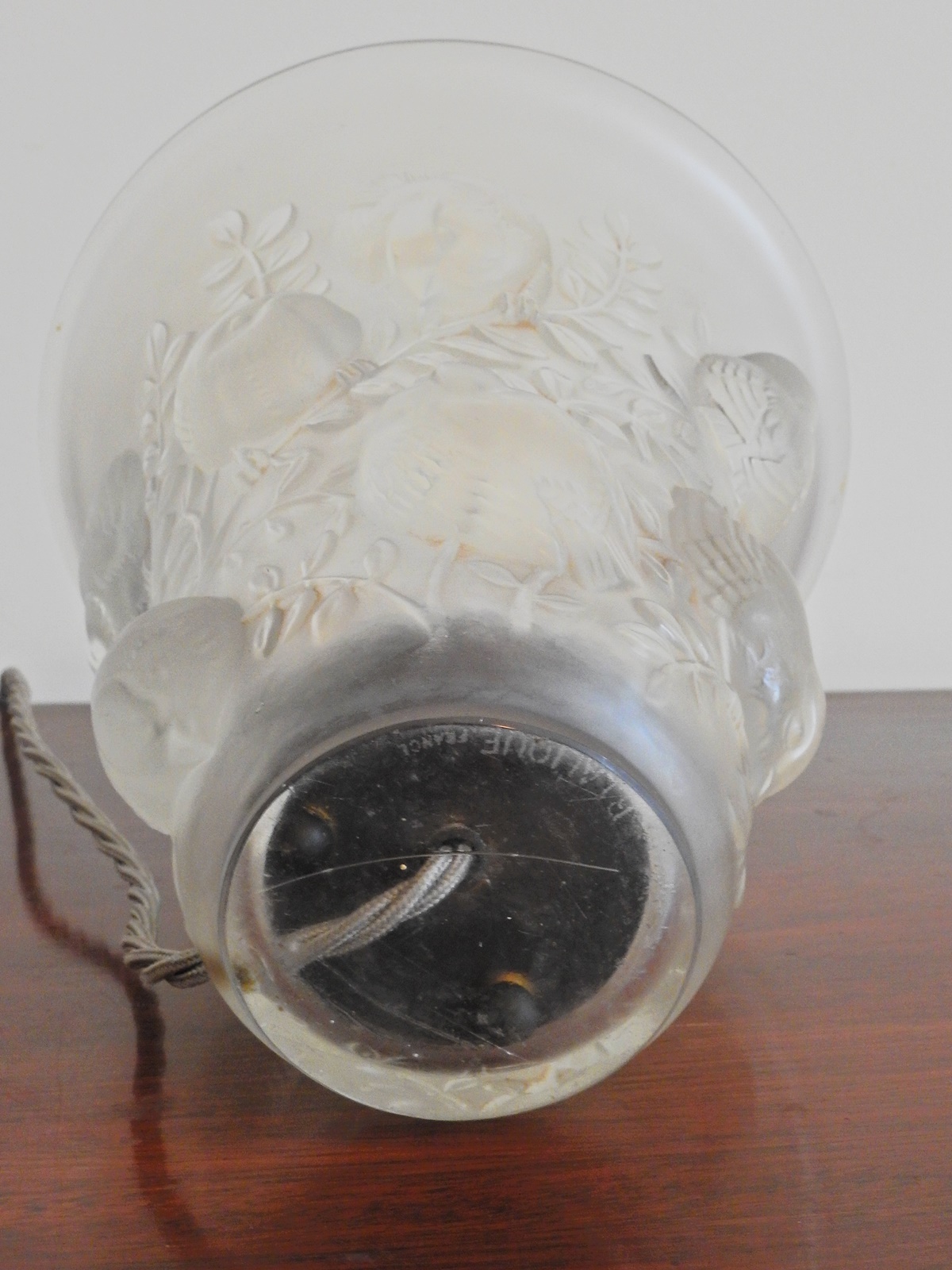 René Lalique | "Saint François" Frosted Glass Night-Light | France c.1930 | SOLD - Image 6