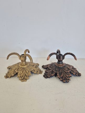 7in Neo-Classical Ceiling Plate | Three Hook | Brass/Bronze
