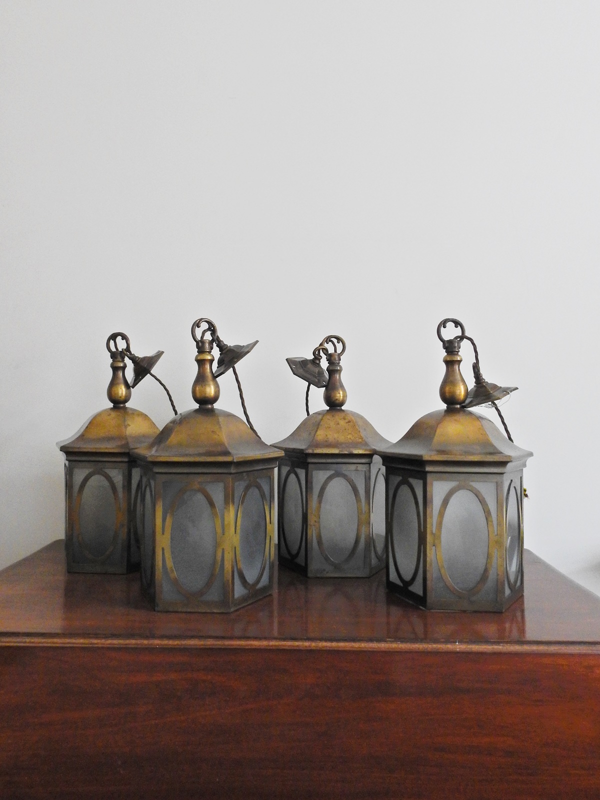 The General Electric Company (G.E.C) | 4 Edwardian Lanterns | England c.1925 | SOLD - Image 5