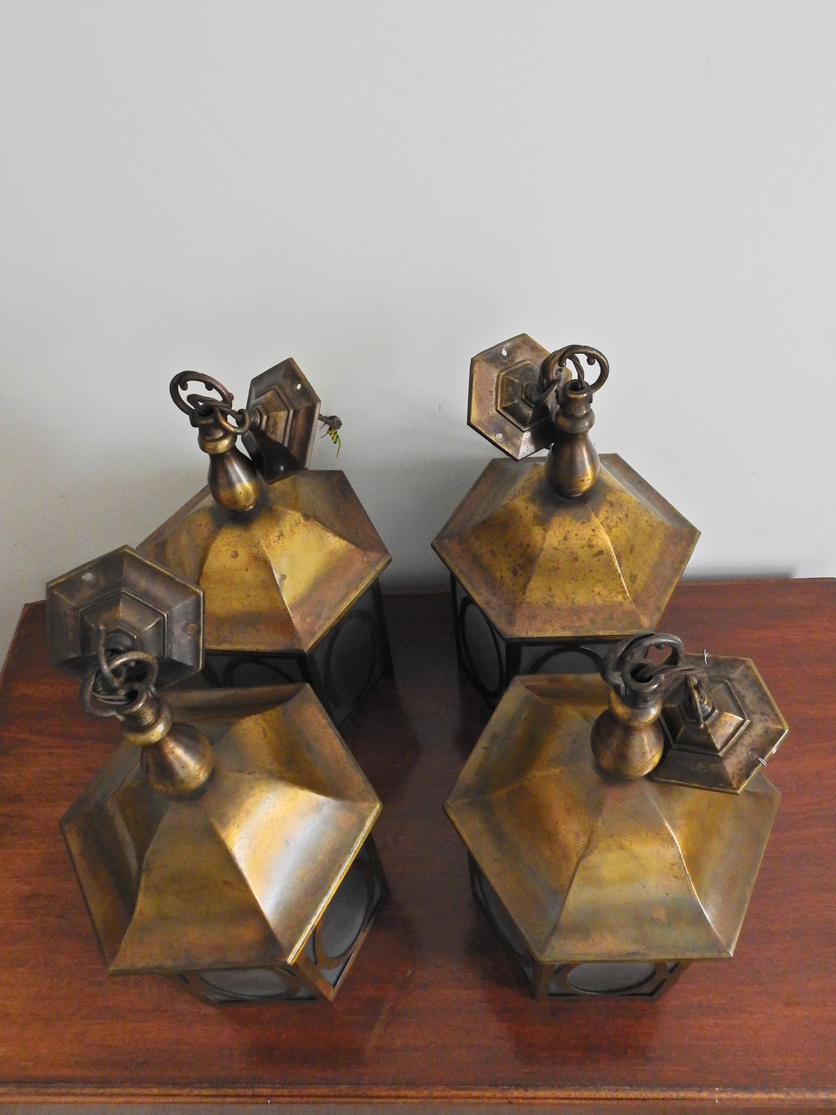 The General Electric Company (G.E.C) | 4 Edwardian Lanterns | England c.1925 | SOLD - Image 6