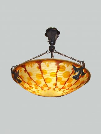 Le Verre Français (Verreries Schneider) | Cameo-Glass Plafonnier | France 1922-25
