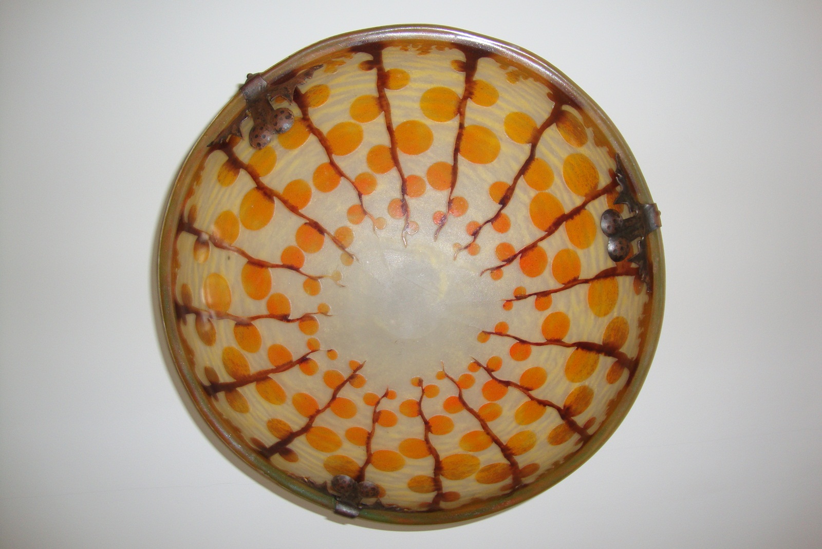 Le Verre Français (Verreries Schneider) | Cameo-Glass Plafonnier | France 1922-25 | SOLD - Image 4