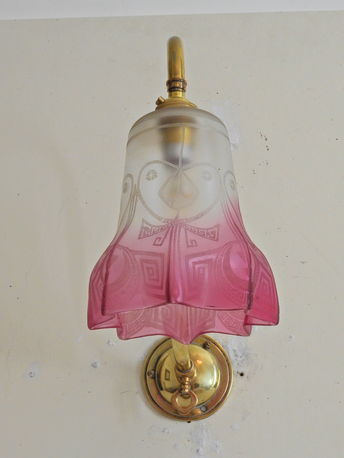 Unsigned | 2 Brass Swan-Neck Wall Lights | England c.1910 | SOLD - Image 3