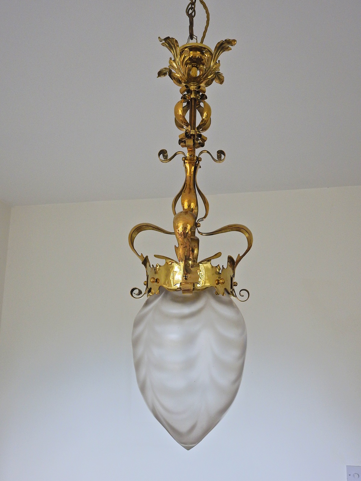 Attributed F & C Osler, Birmingham | Brass Arts & Crafts Lantern | England c.1905 | SOLD - Image 2