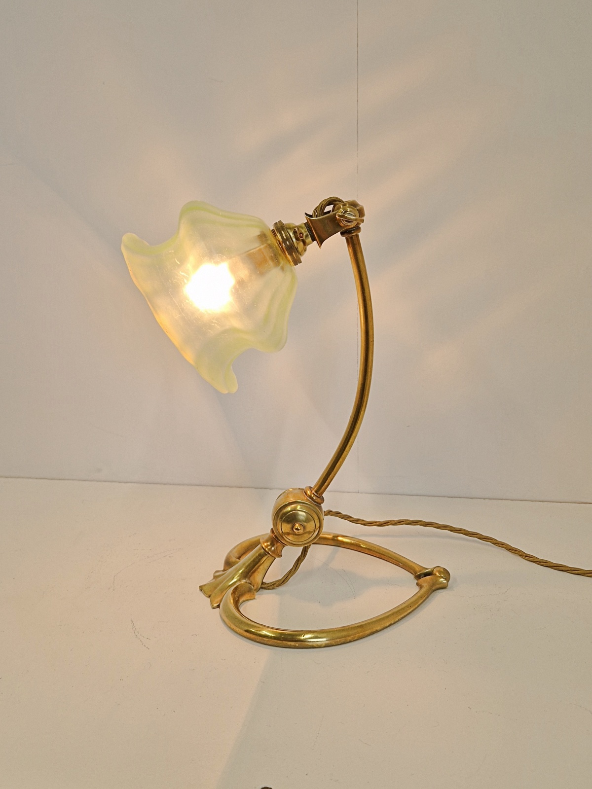 W.A.S Benson, London | Brass Arts & Crafts Desk lamp | England C.1900 | SOLD - Image 2