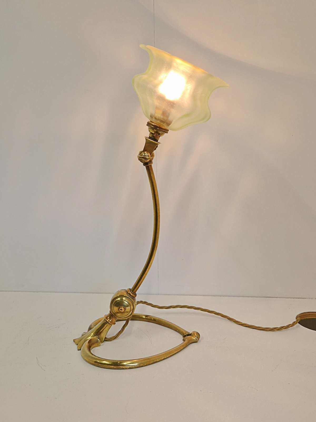 W.A.S Benson, London | Brass Arts & Crafts Desk lamp | England C.1900 | SOLD - Image 6