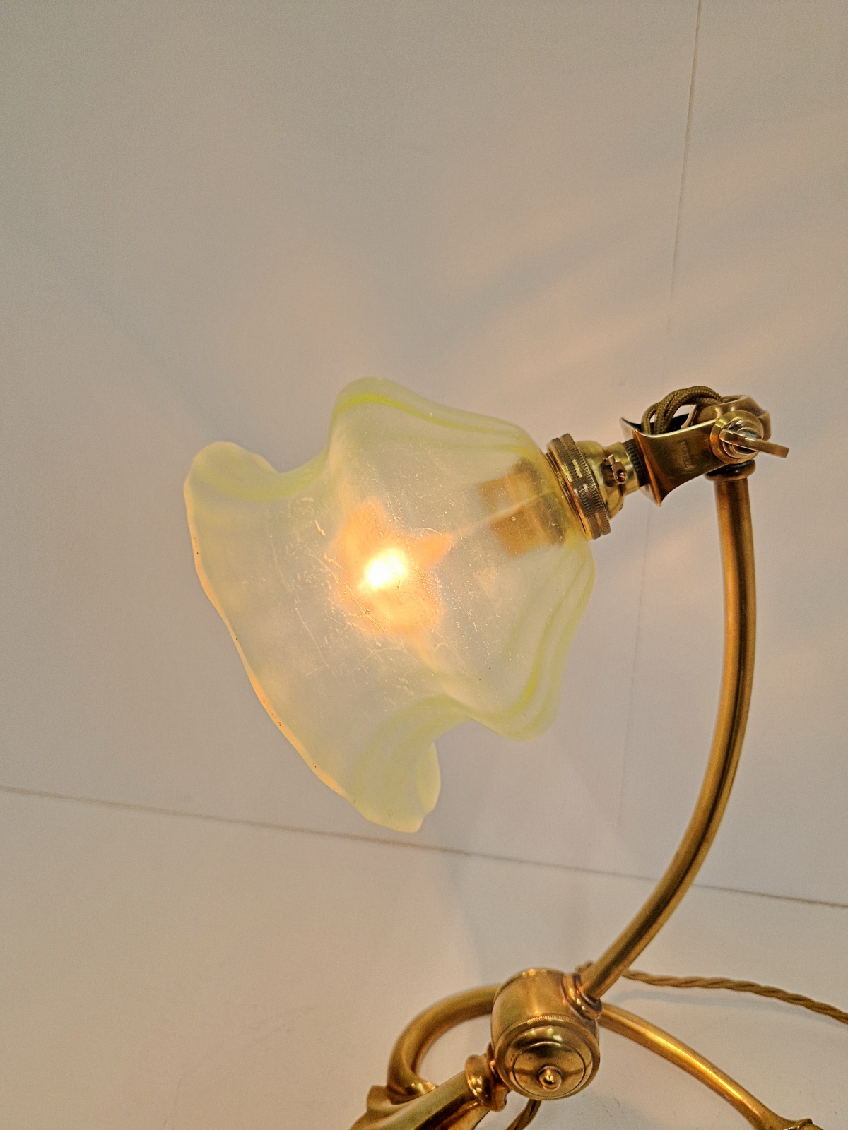 W.A.S Benson, London | Brass Arts & Crafts Desk lamp | England C.1900 | SOLD - Image 8