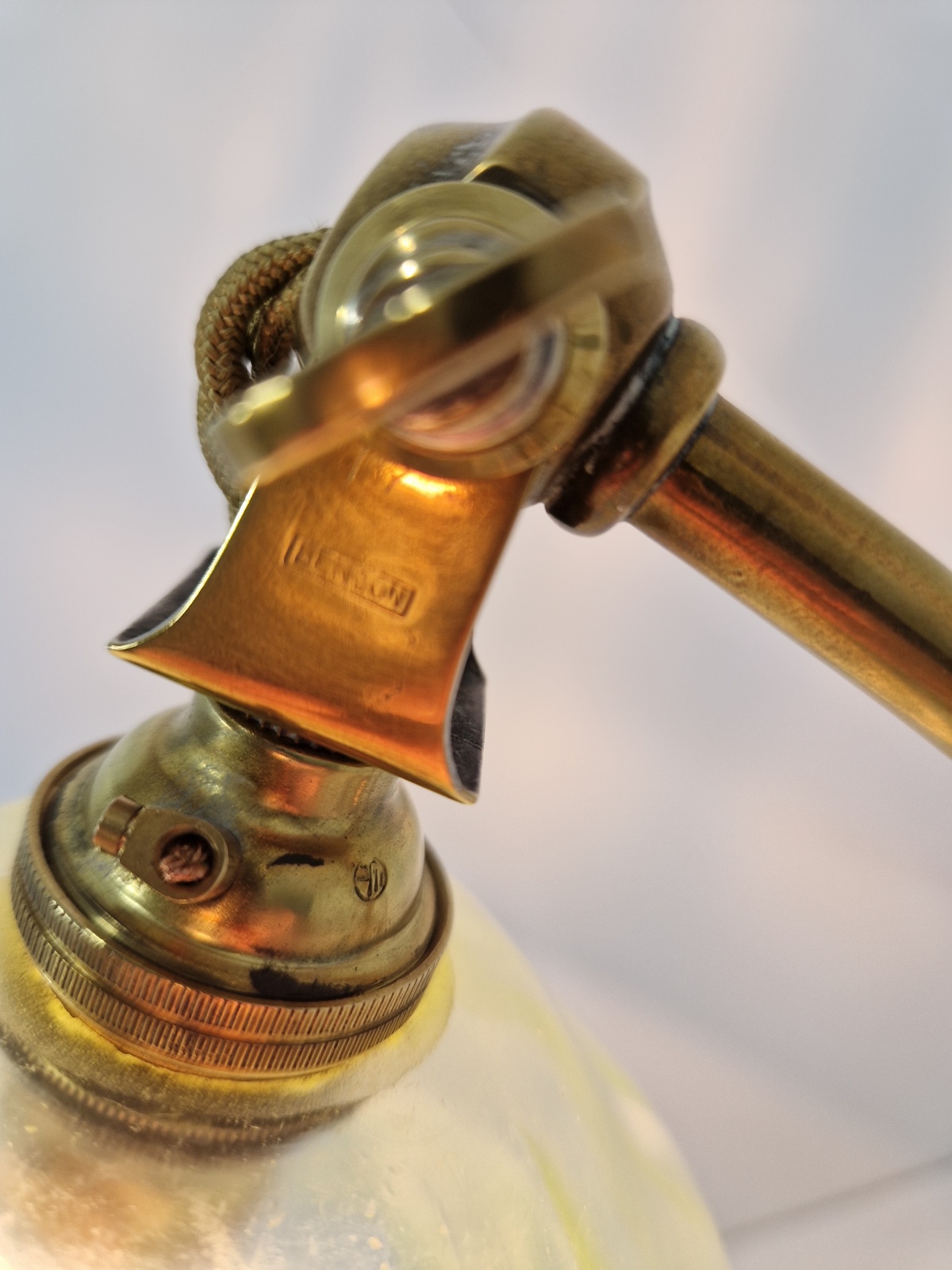 W.A.S Benson, London | Brass Arts & Crafts Desk lamp | England C.1900 | SOLD - Image 10